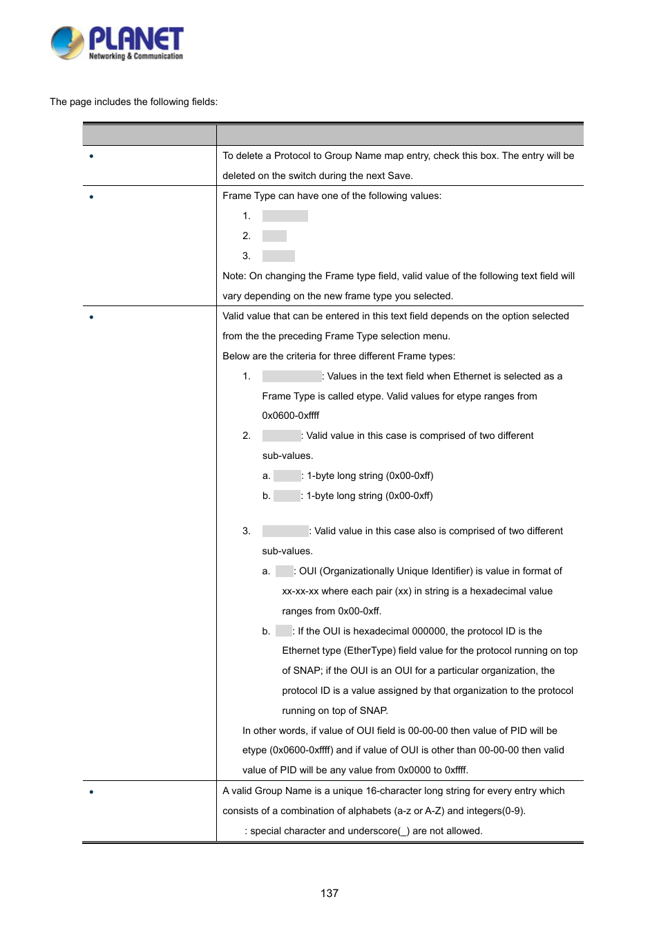 PLANET WGSD-10020 User Manual | Page 137 / 373