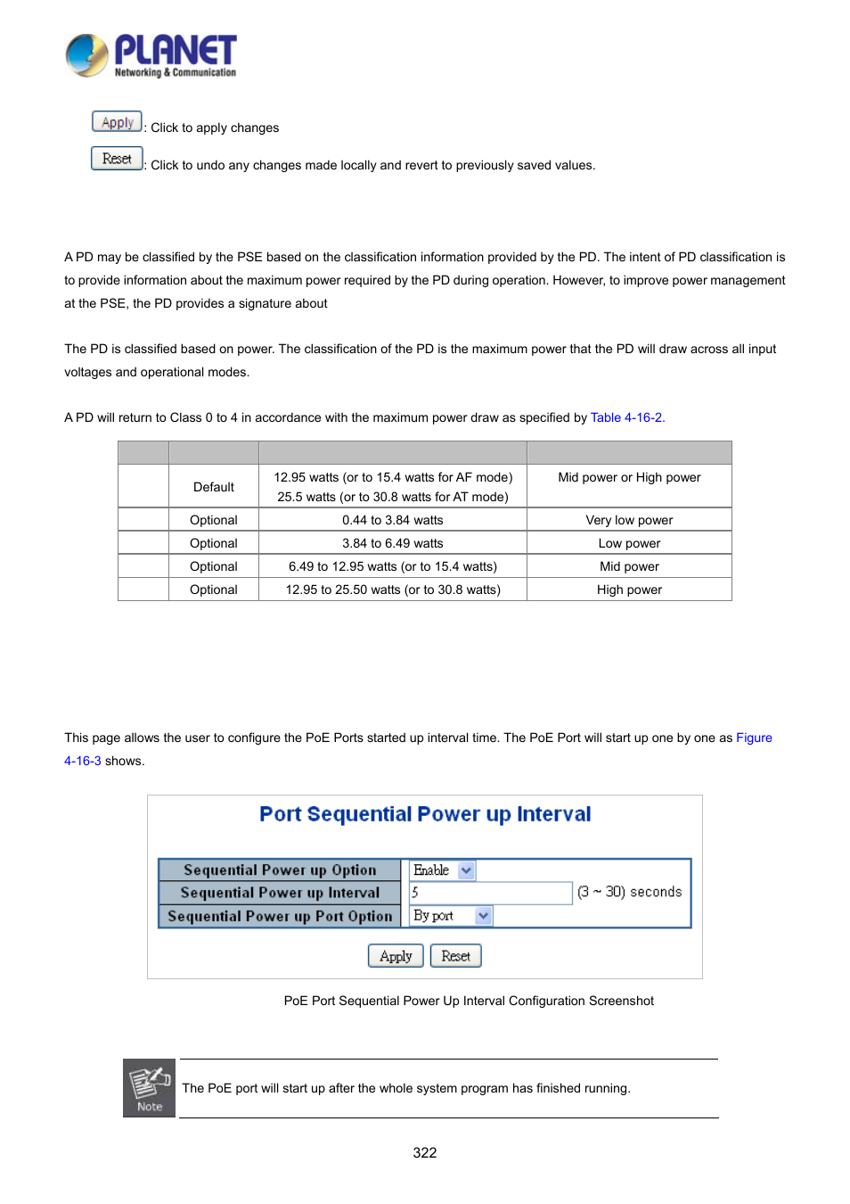 4 port sequential | PLANET WGSD-10020 User Manual | Page 322 / 373