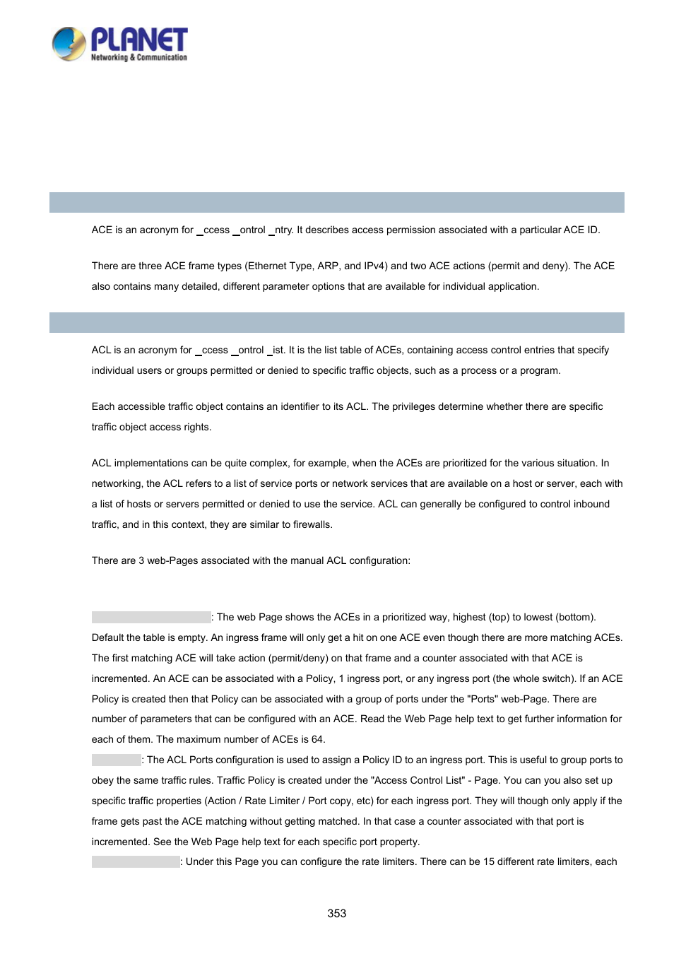 Appendix b : glossary | PLANET WGSD-10020 User Manual | Page 353 / 373