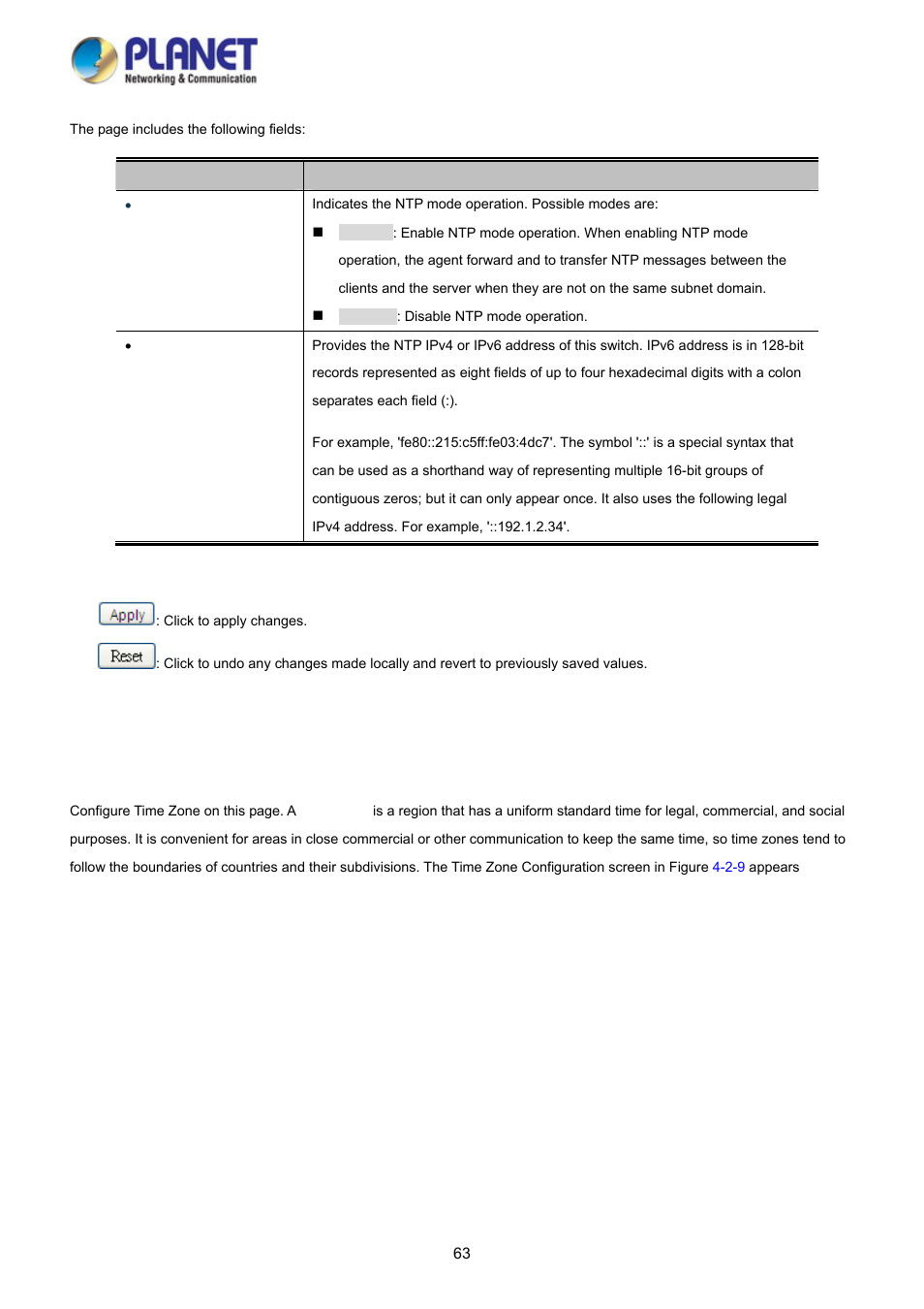 7 time configuration | PLANET WGSD-10020 User Manual | Page 63 / 373