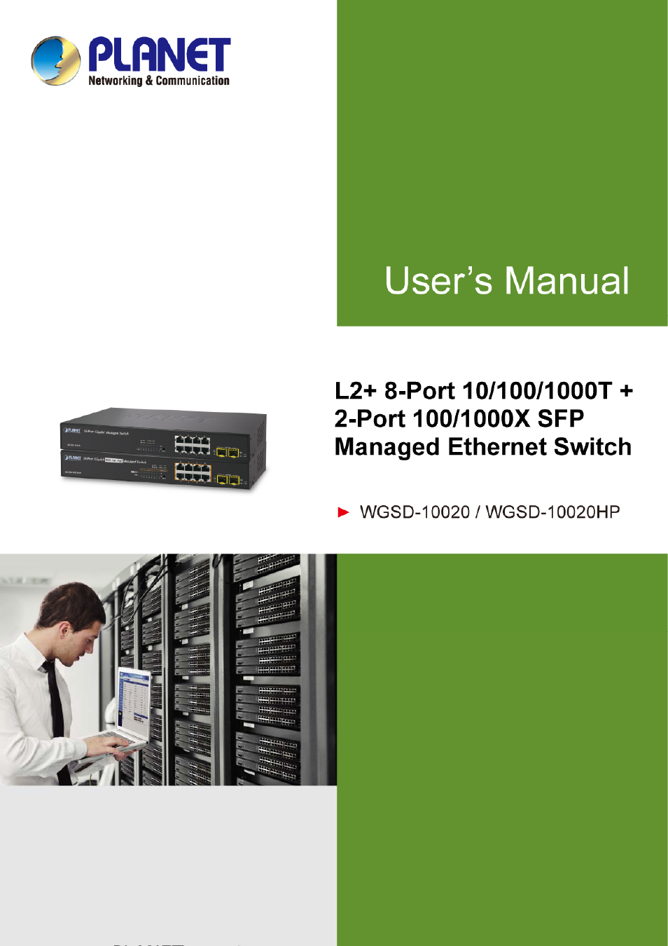 PLANET WGSD-10020HP User Manual | 358 pages