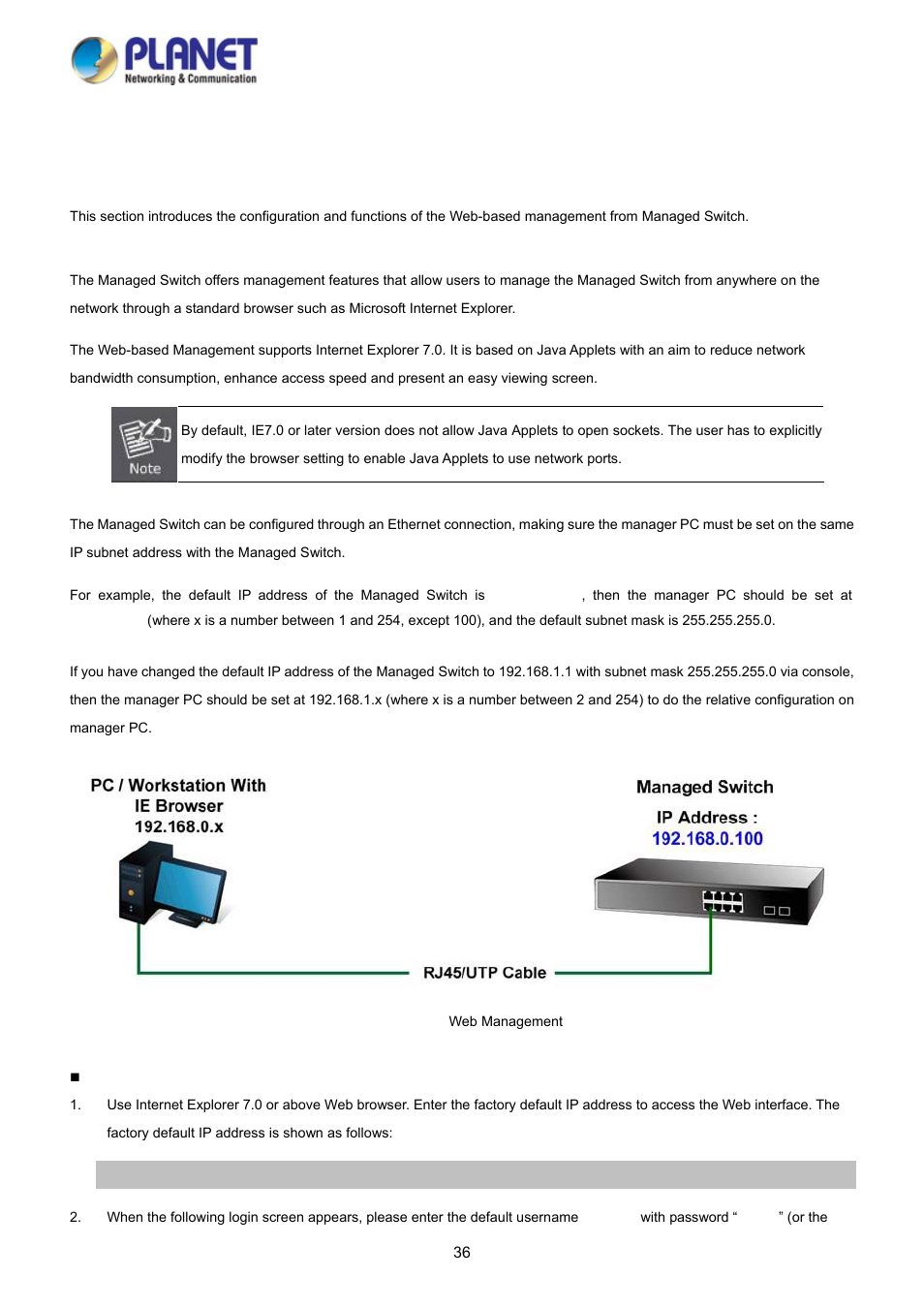 Web configuration | PLANET WGSD-10020HP User Manual | Page 36 / 358