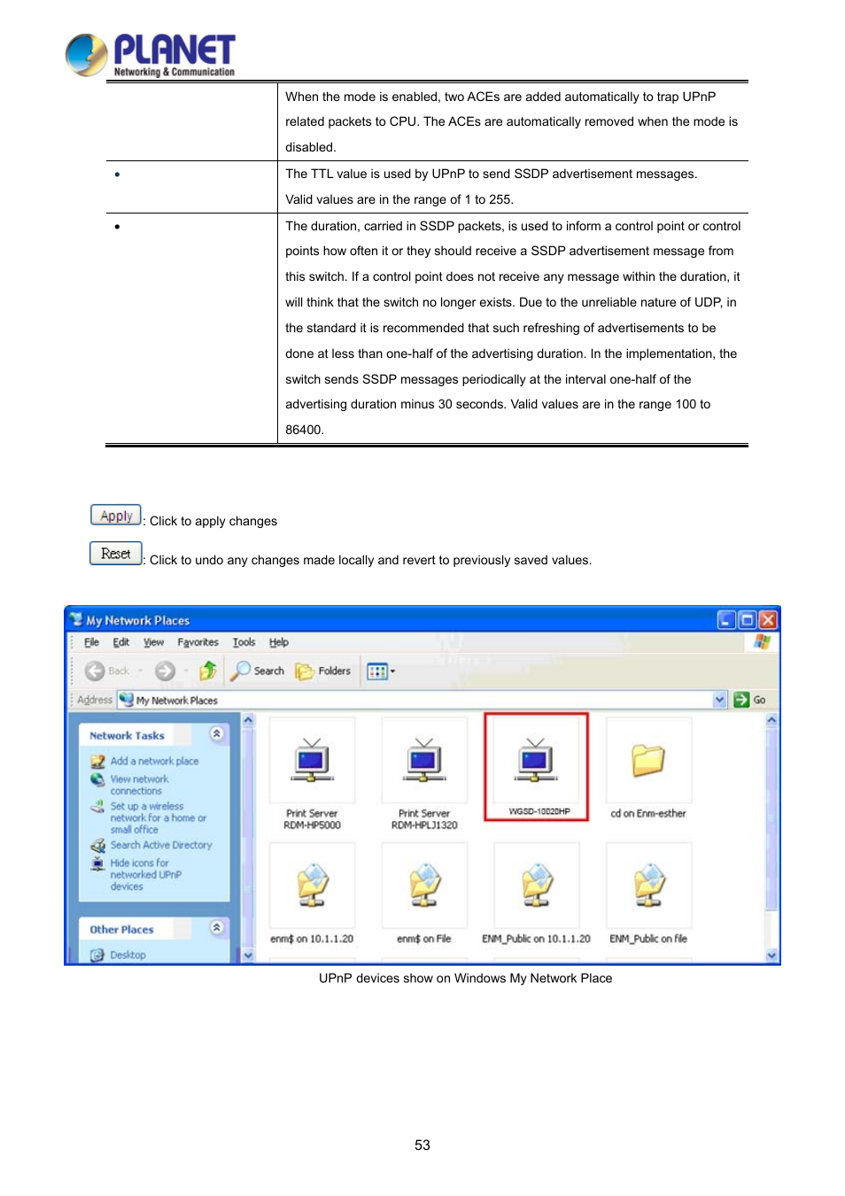 PLANET WGSD-10020HP User Manual | Page 53 / 358