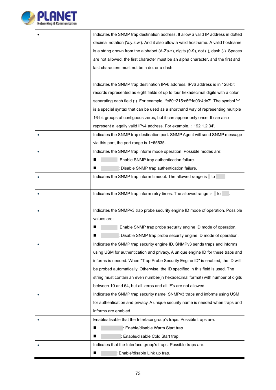 4 snmp system information | PLANET WGSD-10020HP User Manual | Page 73 / 358