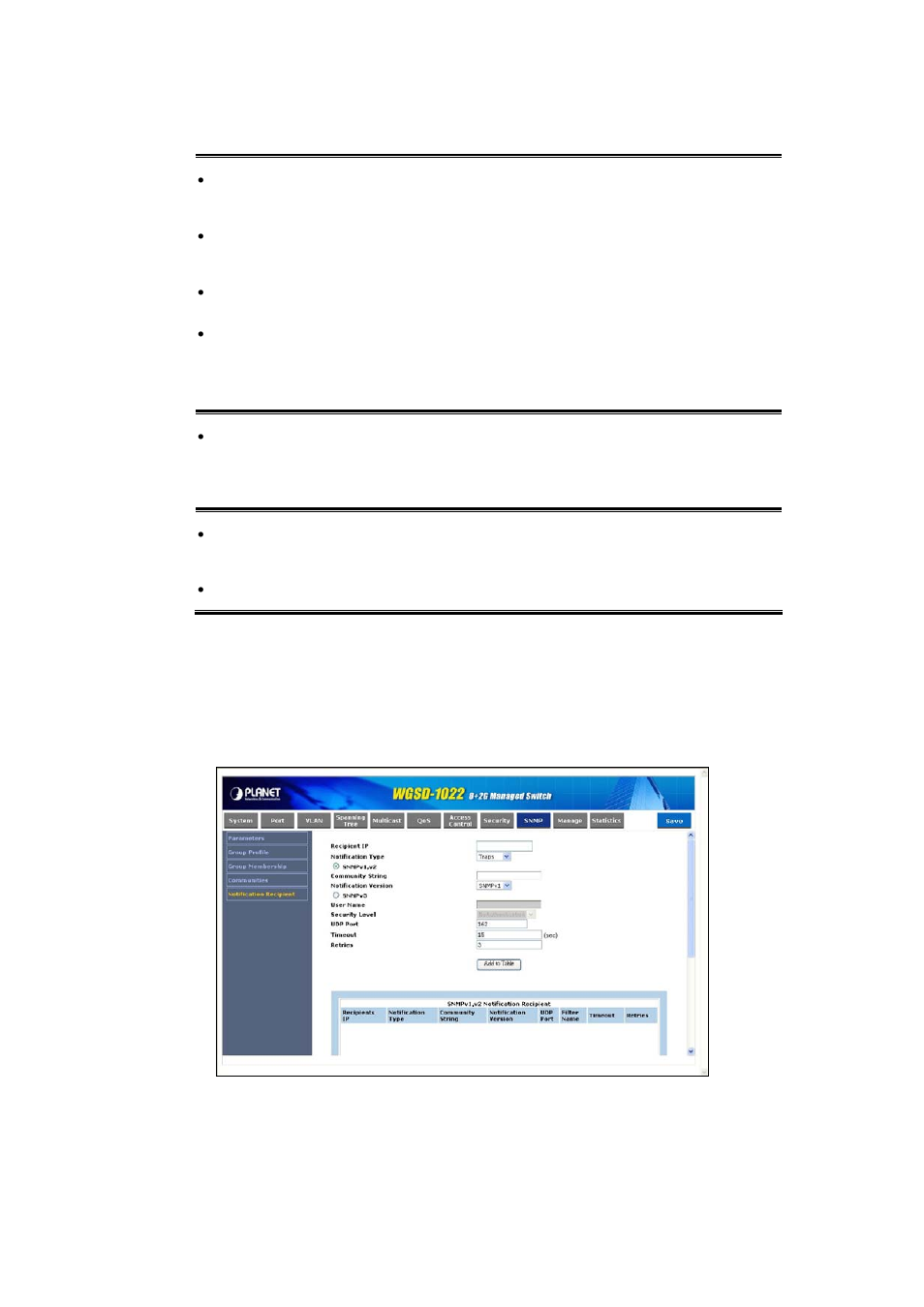 5 notification recipient | PLANET WGSD-1022 User Manual | Page 100 / 355