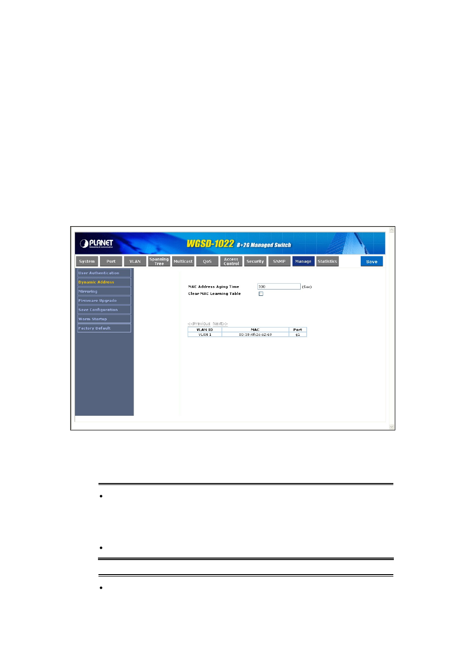 2 dynamic address | PLANET WGSD-1022 User Manual | Page 104 / 355