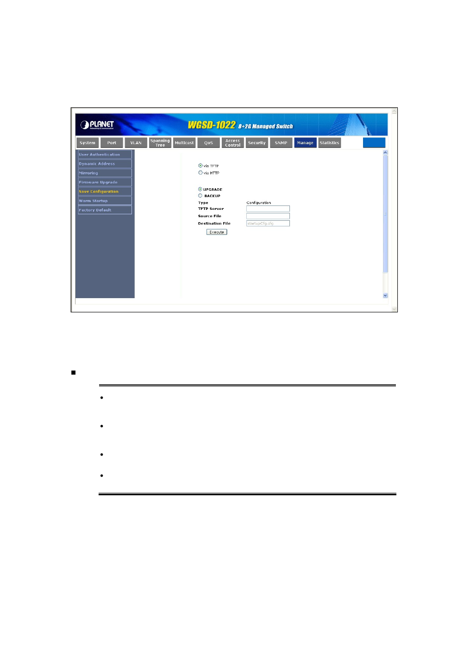 5 save configuration | PLANET WGSD-1022 User Manual | Page 108 / 355