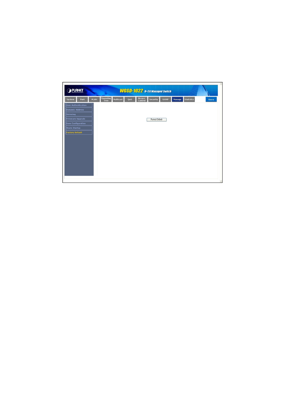 7 factory default | PLANET WGSD-1022 User Manual | Page 111 / 355