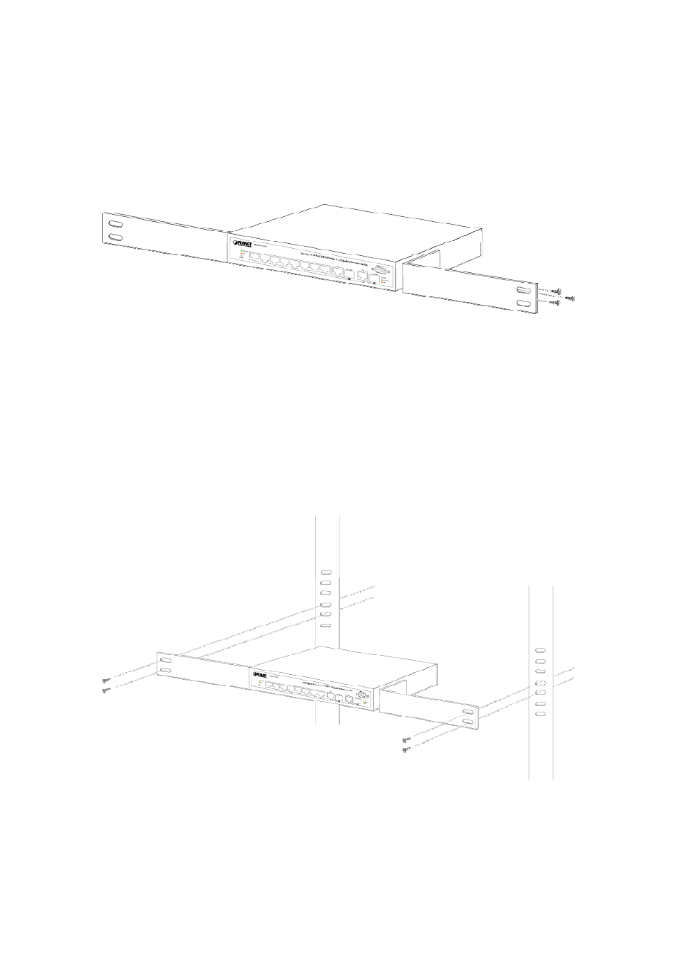2 rack mounting | PLANET WGSD-1022 User Manual | Page 22 / 355