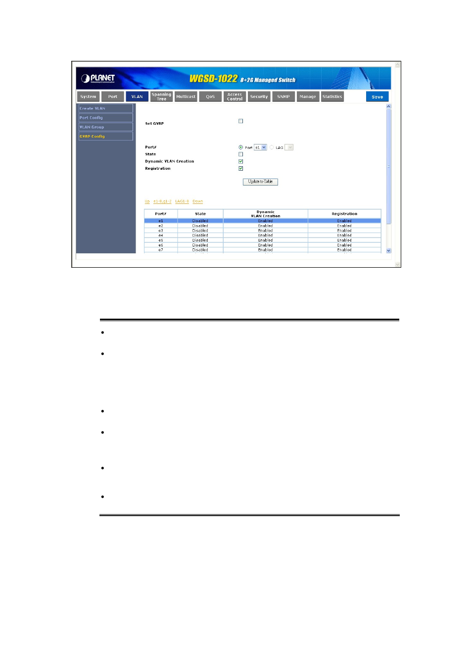 PLANET WGSD-1022 User Manual | Page 49 / 355