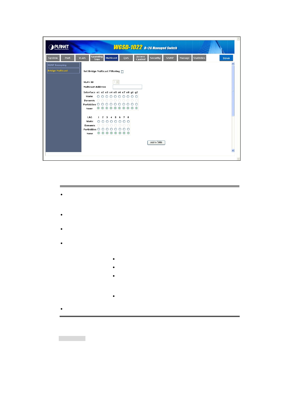 PLANET WGSD-1022 User Manual | Page 64 / 355