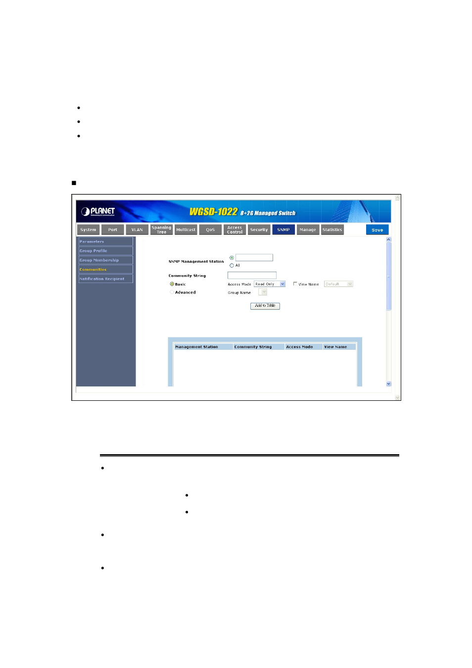 4 communities | PLANET WGSD-1022 User Manual | Page 98 / 355