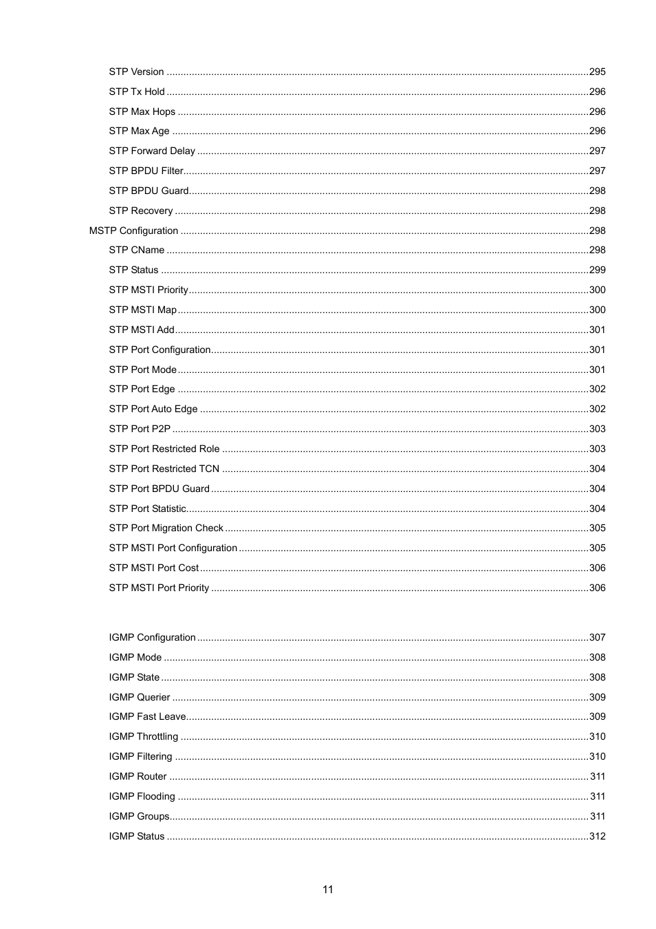 PLANET WGSD-8020 User Manual | Page 11 / 373