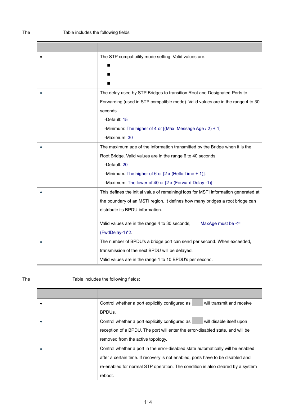 PLANET WGSD-8020 User Manual | Page 114 / 373