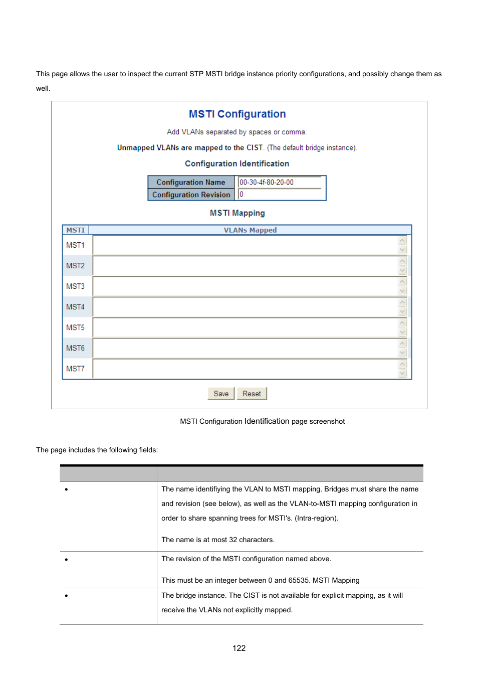 8 msti configuration | PLANET WGSD-8020 User Manual | Page 122 / 373