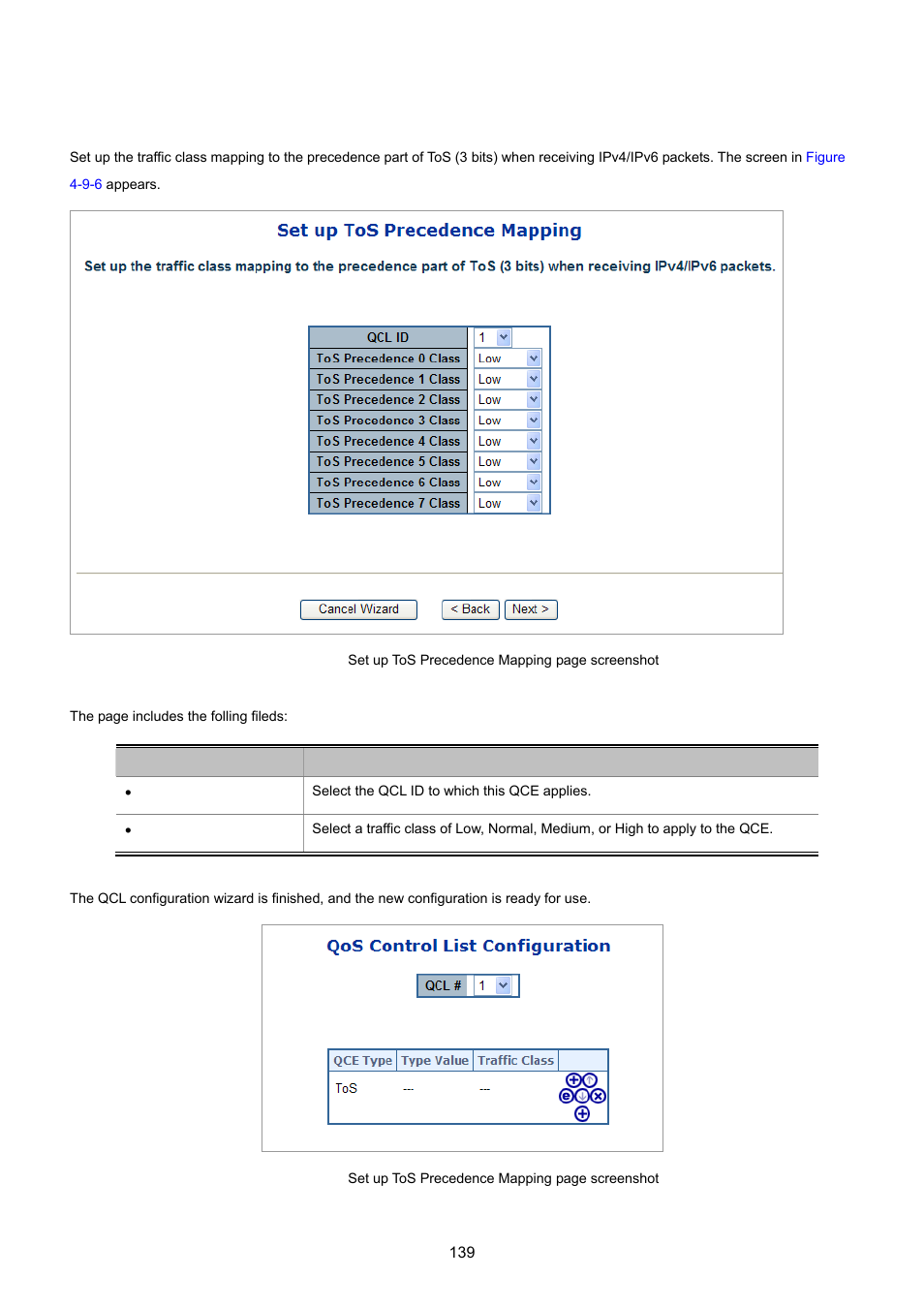 3 set up tos precedence mapping | PLANET WGSD-8020 User Manual | Page 139 / 373