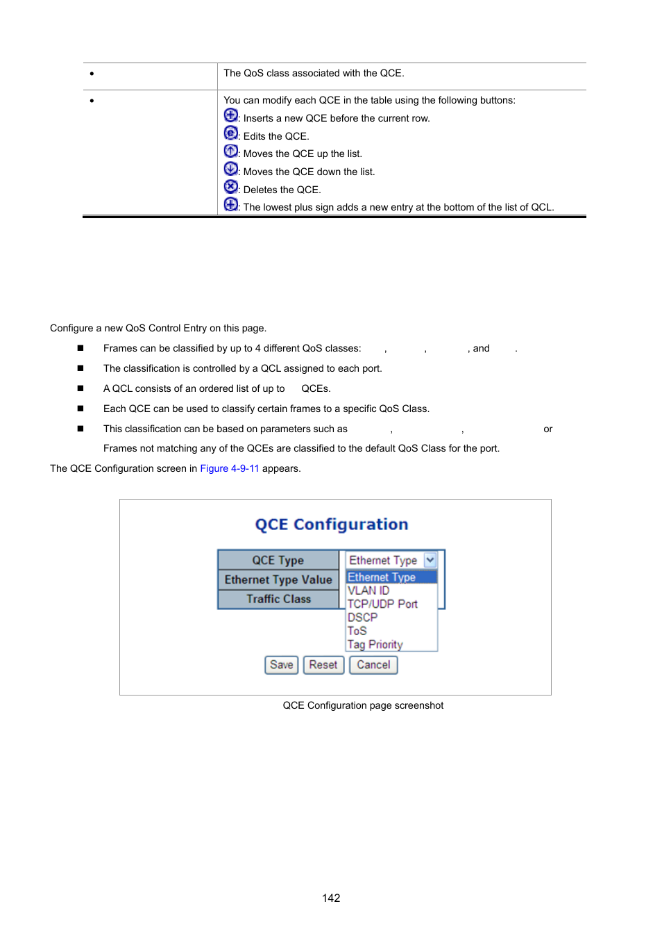 1 qos control entry configuration | PLANET WGSD-8020 User Manual | Page 142 / 373