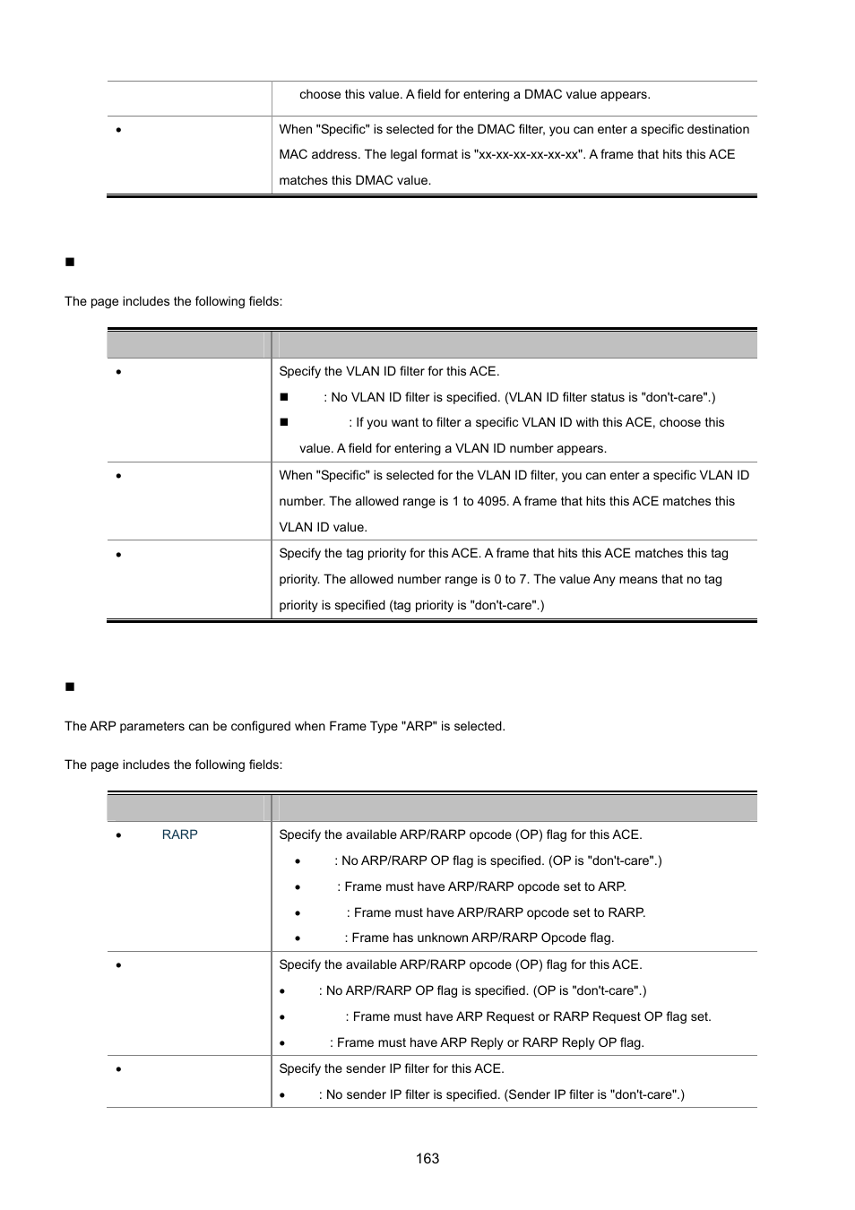 PLANET WGSD-8020 User Manual | Page 163 / 373