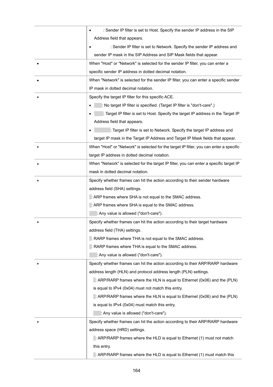 PLANET WGSD-8020 User Manual | Page 164 / 373