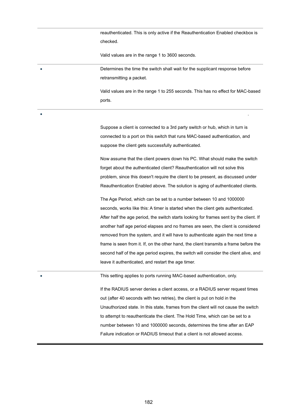 PLANET WGSD-8020 User Manual | Page 182 / 373