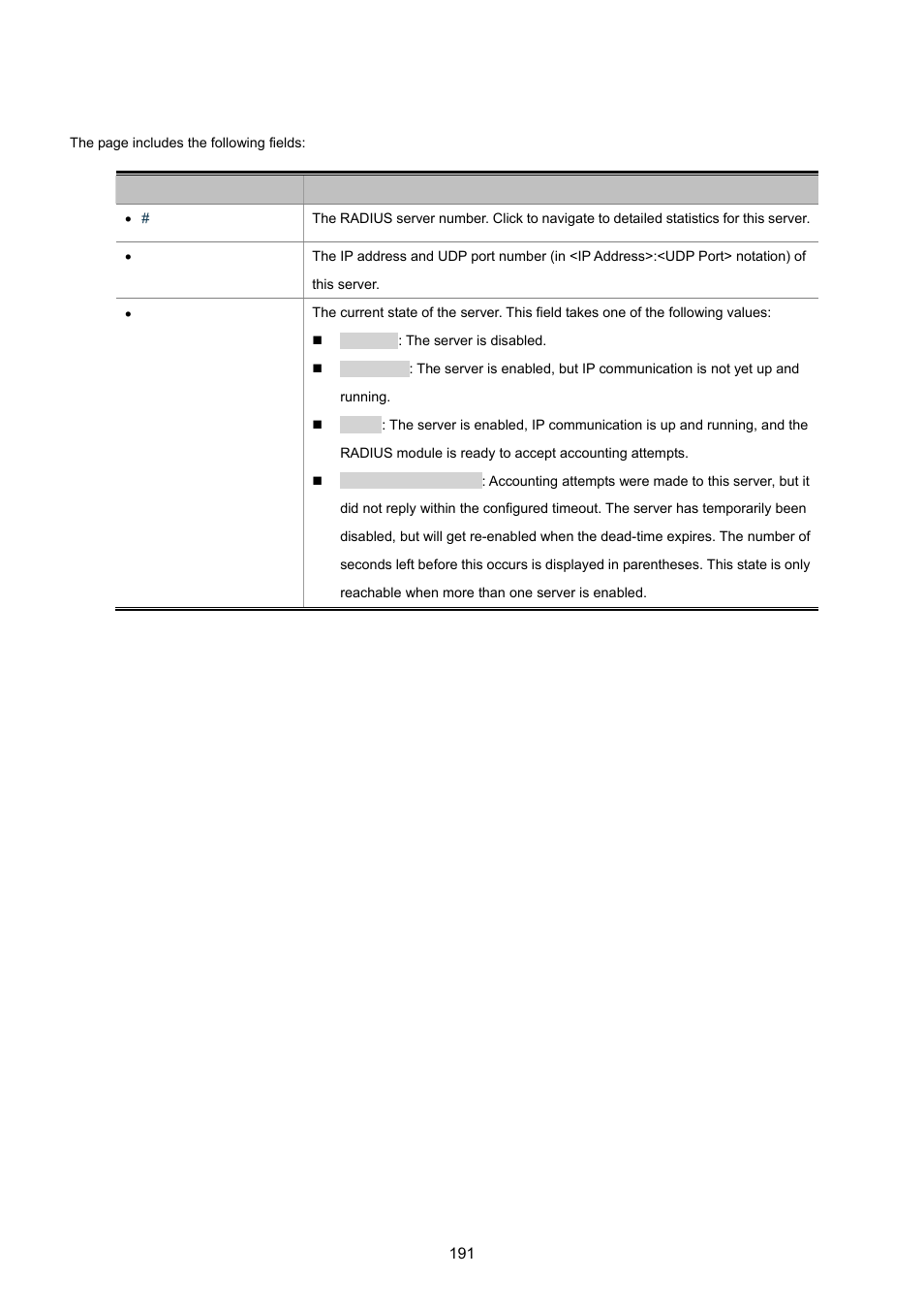 PLANET WGSD-8020 User Manual | Page 191 / 373