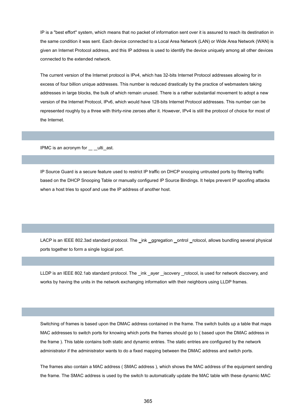 PLANET WGSD-8020 User Manual | Page 365 / 373