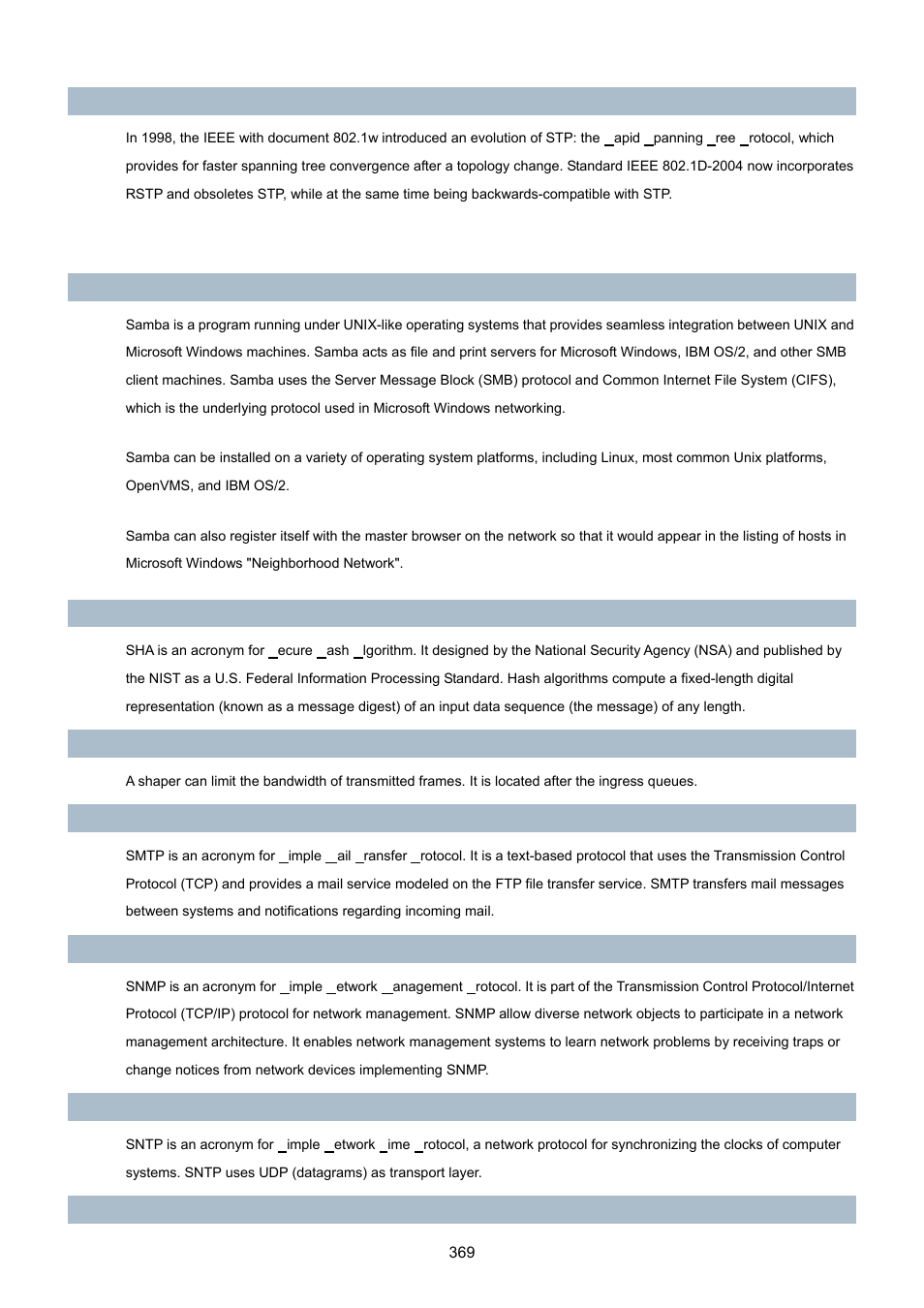 PLANET WGSD-8020 User Manual | Page 369 / 373