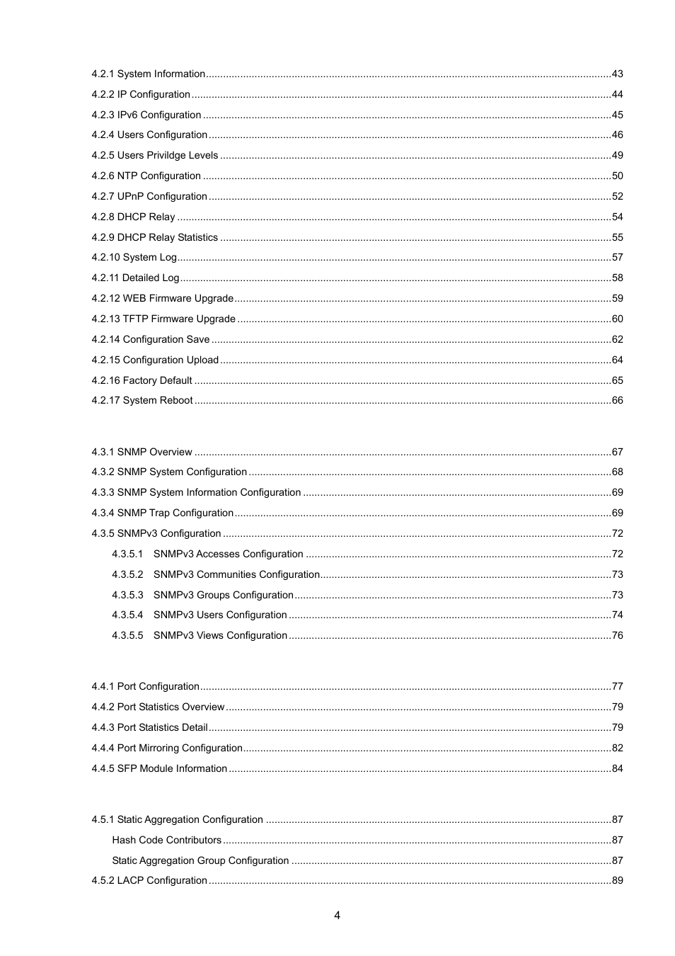 PLANET WGSD-8020 User Manual | Page 4 / 373