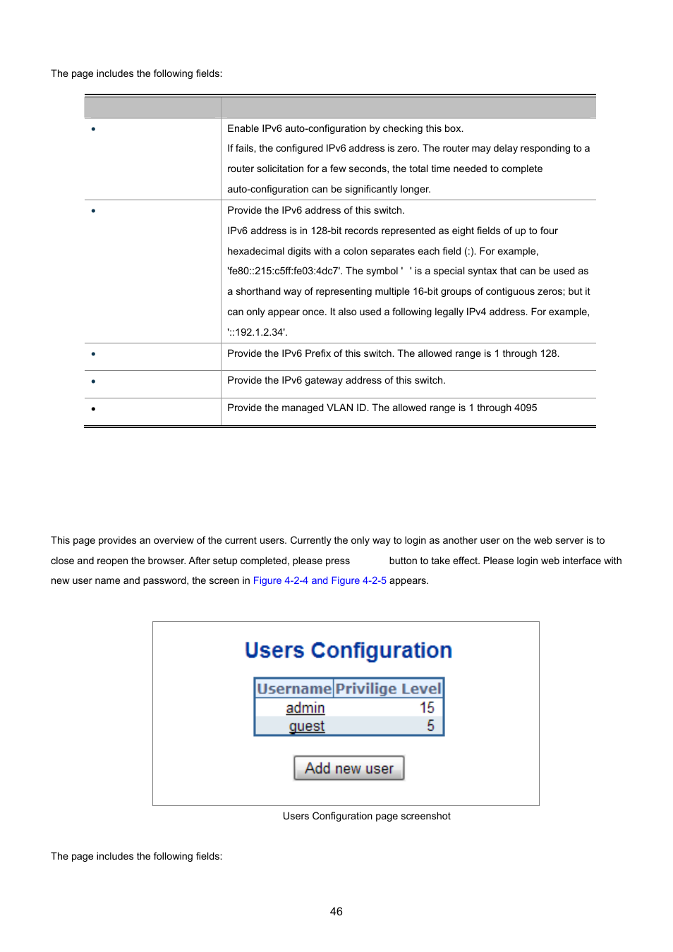 4 users configuration | PLANET WGSD-8020 User Manual | Page 46 / 373