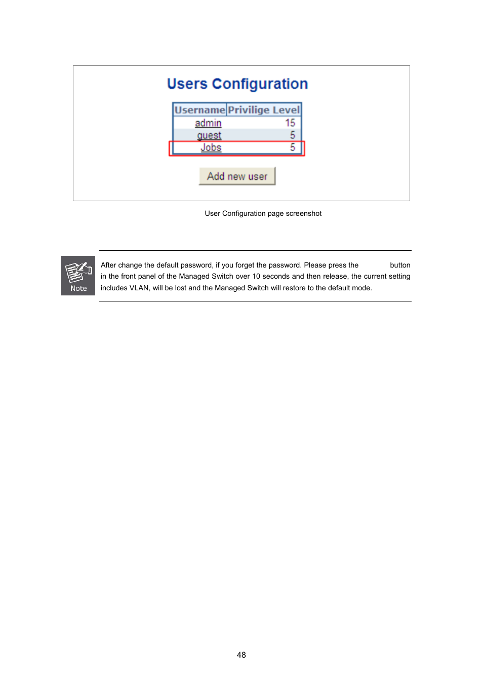 PLANET WGSD-8020 User Manual | Page 48 / 373
