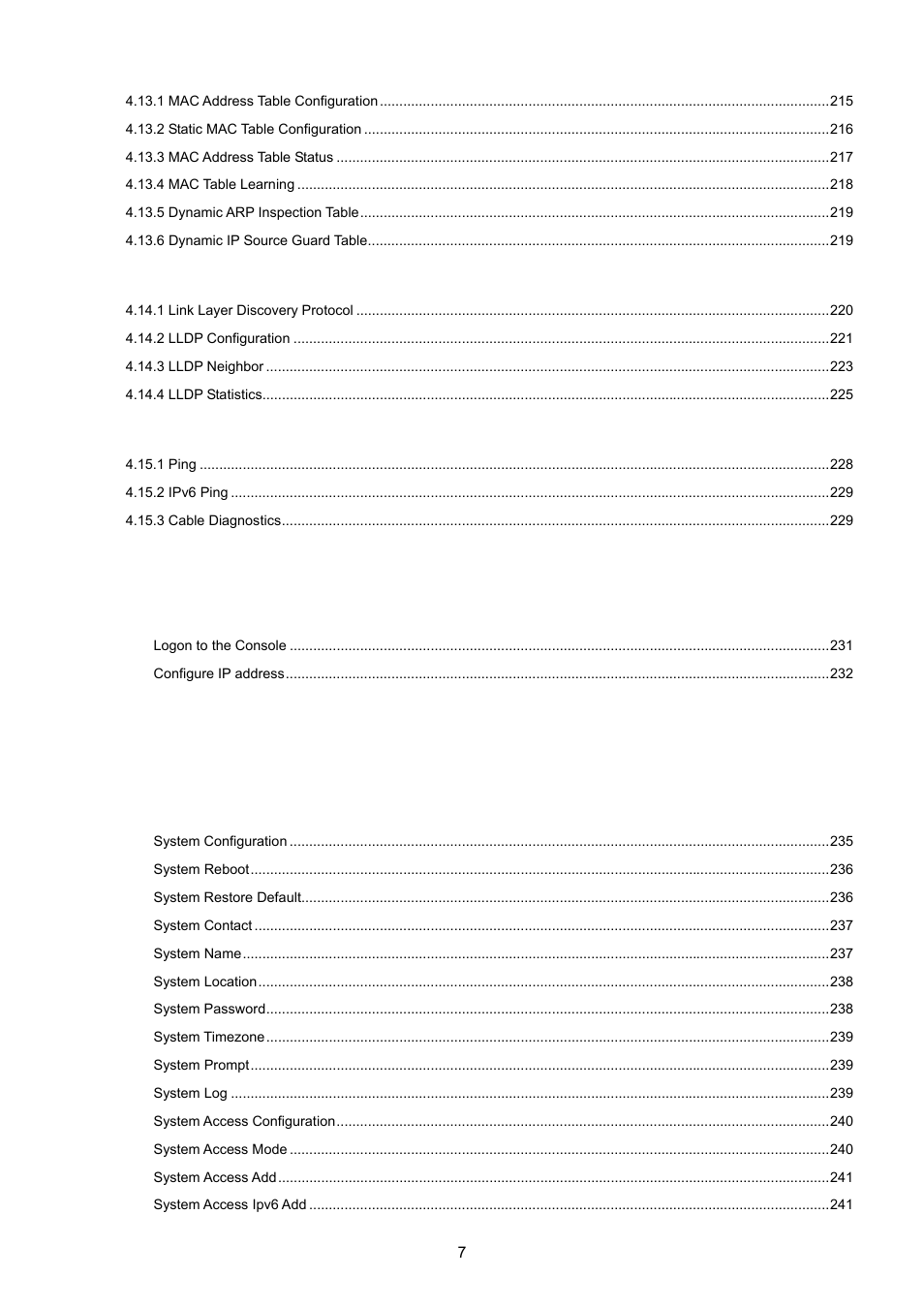 PLANET WGSD-8020 User Manual | Page 7 / 373