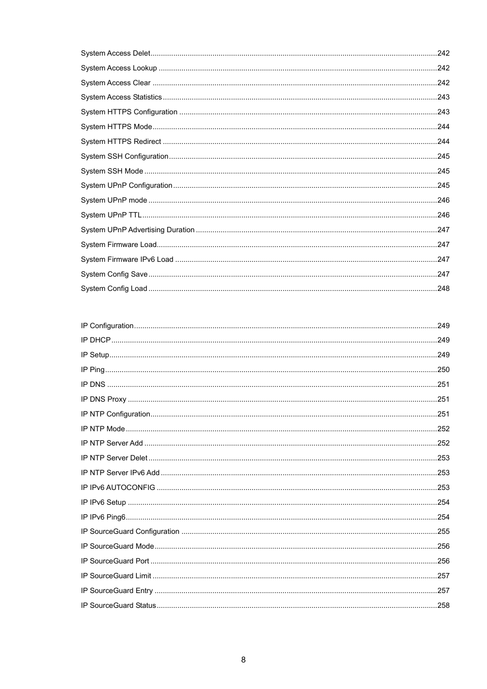 PLANET WGSD-8020 User Manual | Page 8 / 373