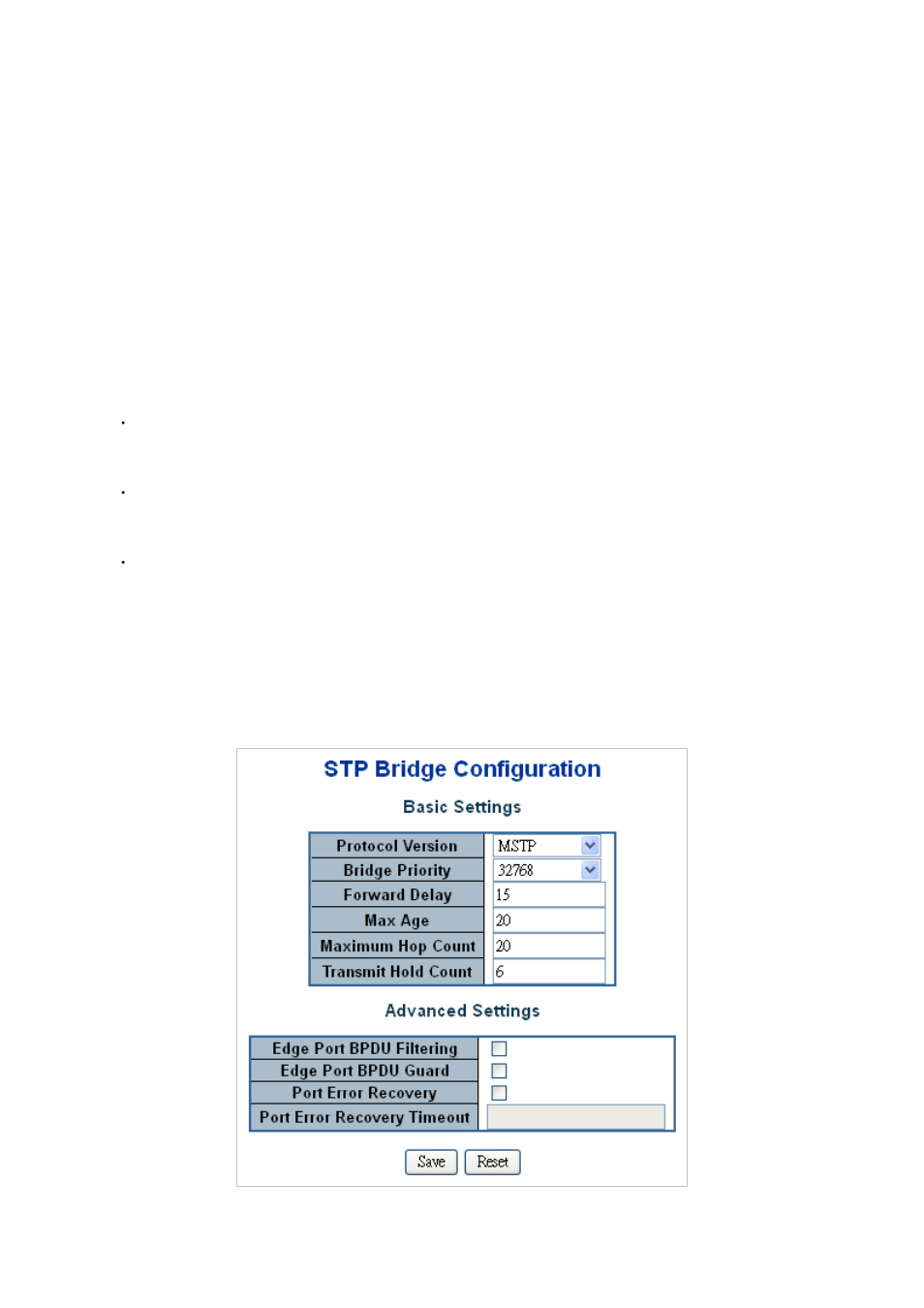 2 stp system configuration | PLANET WGSW-20160HP User Manual | Page 149 / 563