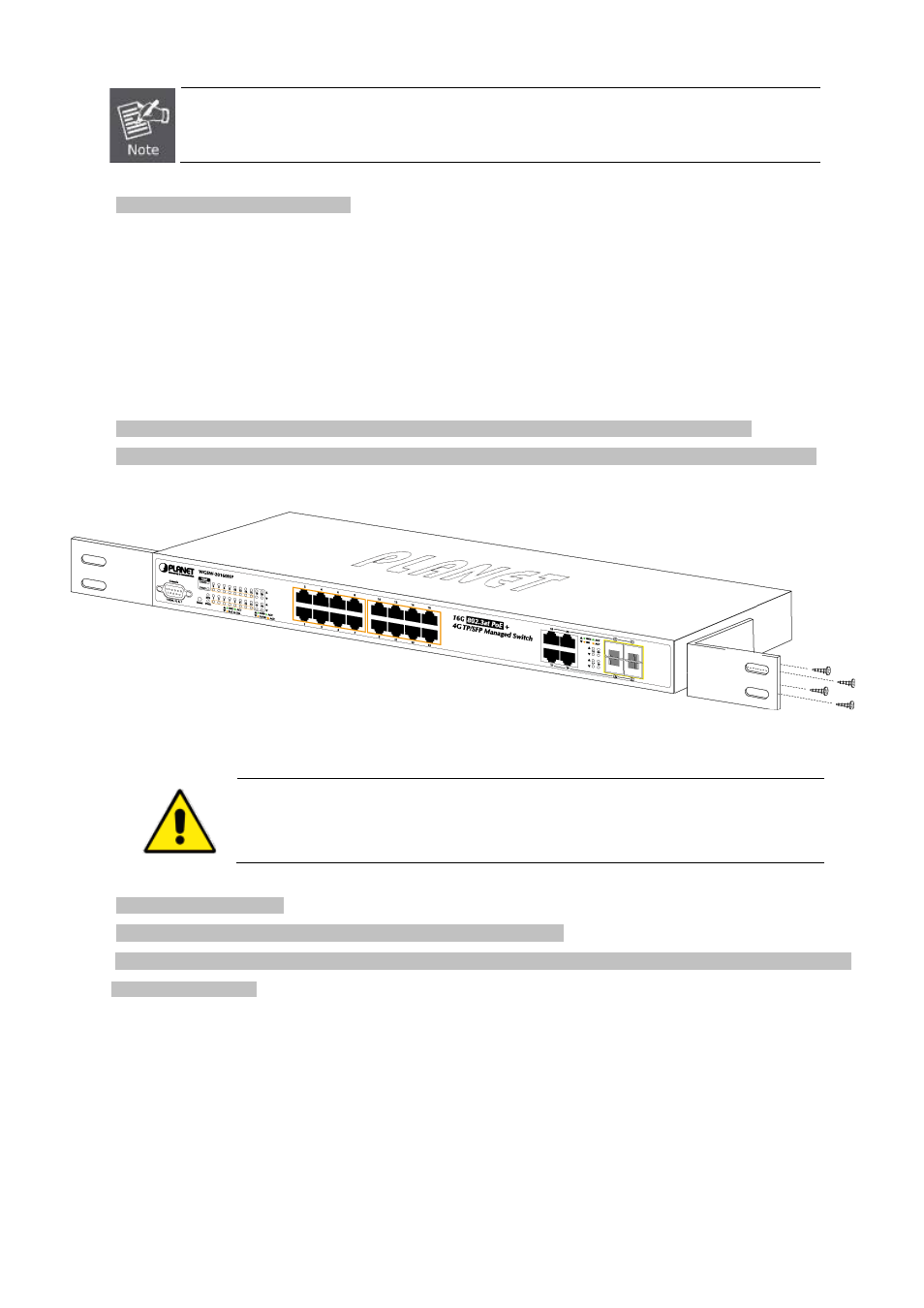 2 rack mounting | PLANET WGSW-20160HP User Manual | Page 40 / 563