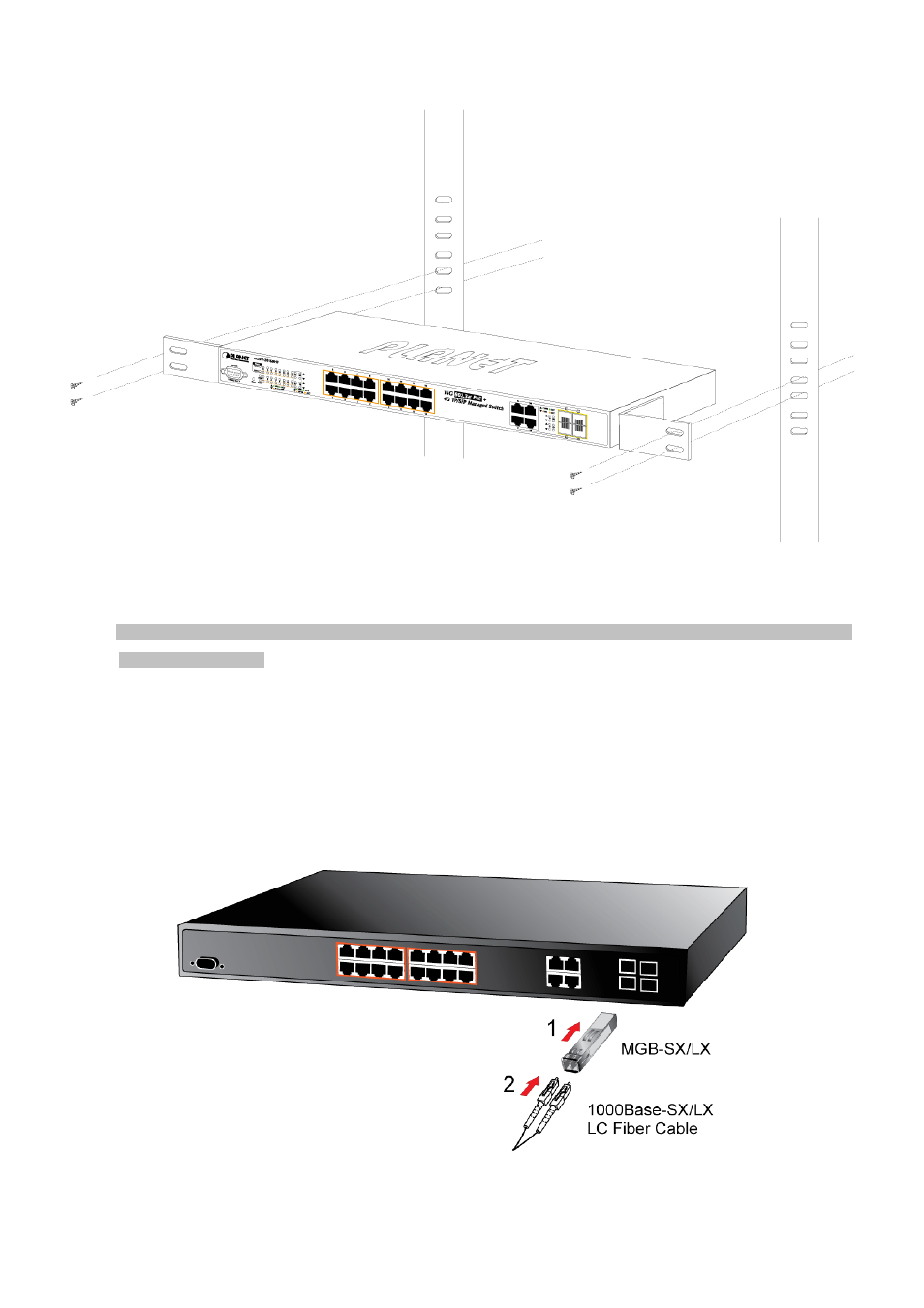 3 installing the sfp transceiver | PLANET WGSW-20160HP User Manual | Page 41 / 563