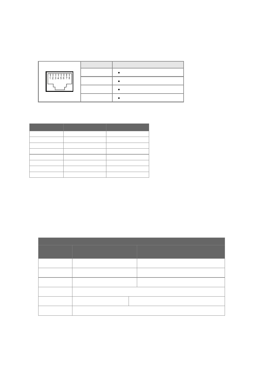 Appendex a: networking connection, A.1 poe rj-45 port pin assignments, A.3 10/100mbps, 10/100base-tx | PLANET WGSW-20160HP User Manual | Page 542 / 563