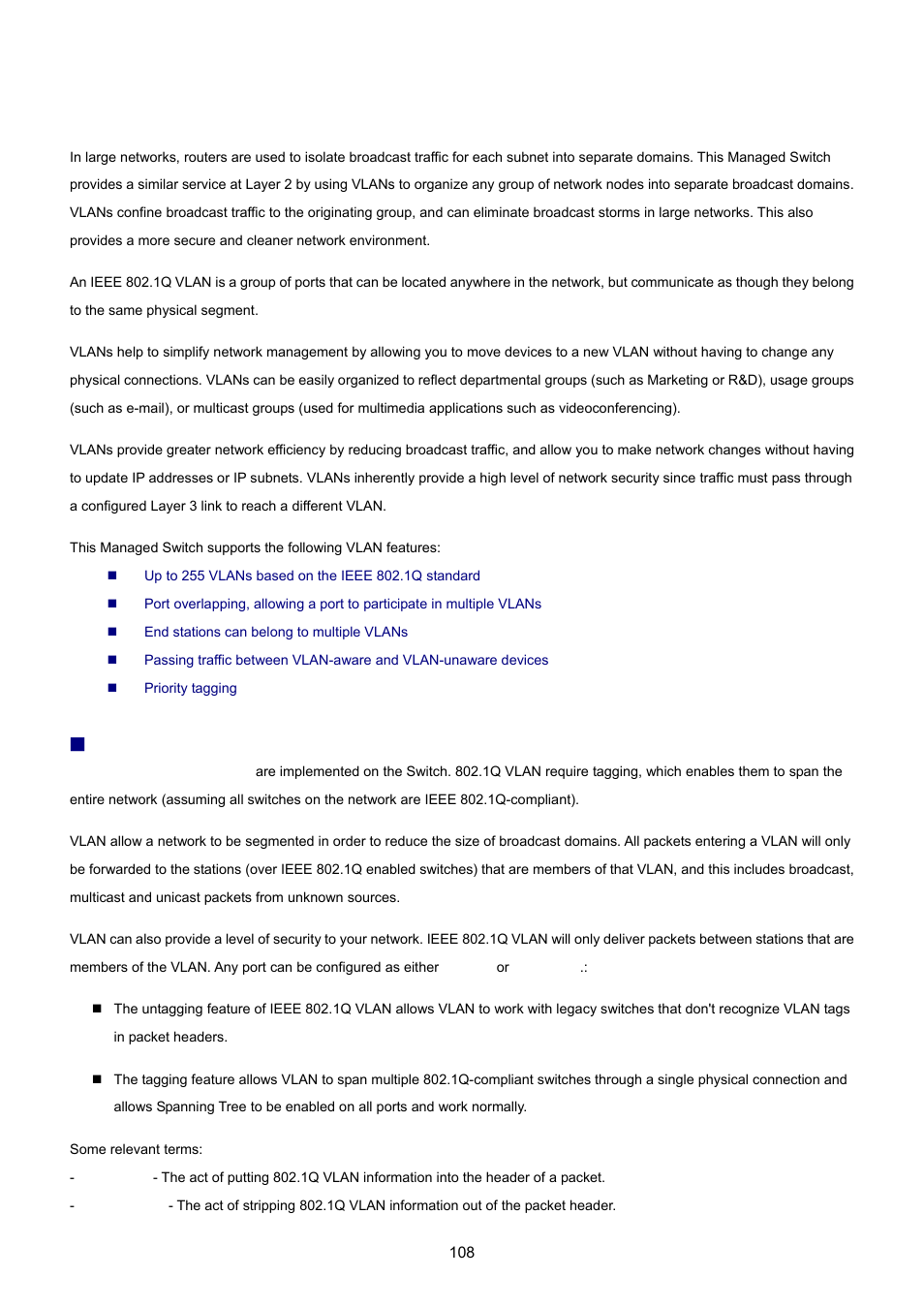 2 ieee 802.1q vlan | PLANET WGSW-20160HP User Manual | Page 108 / 555