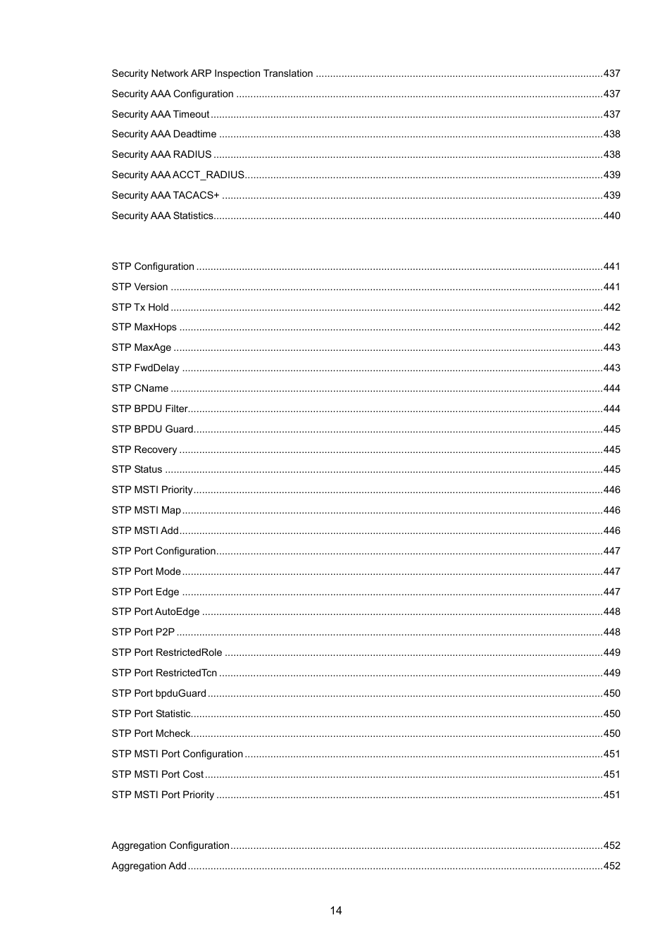 PLANET WGSW-20160HP User Manual | Page 14 / 555