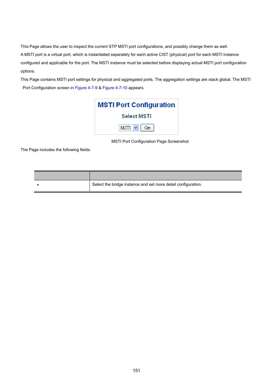 7 msti ports configuration | PLANET WGSW-20160HP User Manual | Page 151 / 555