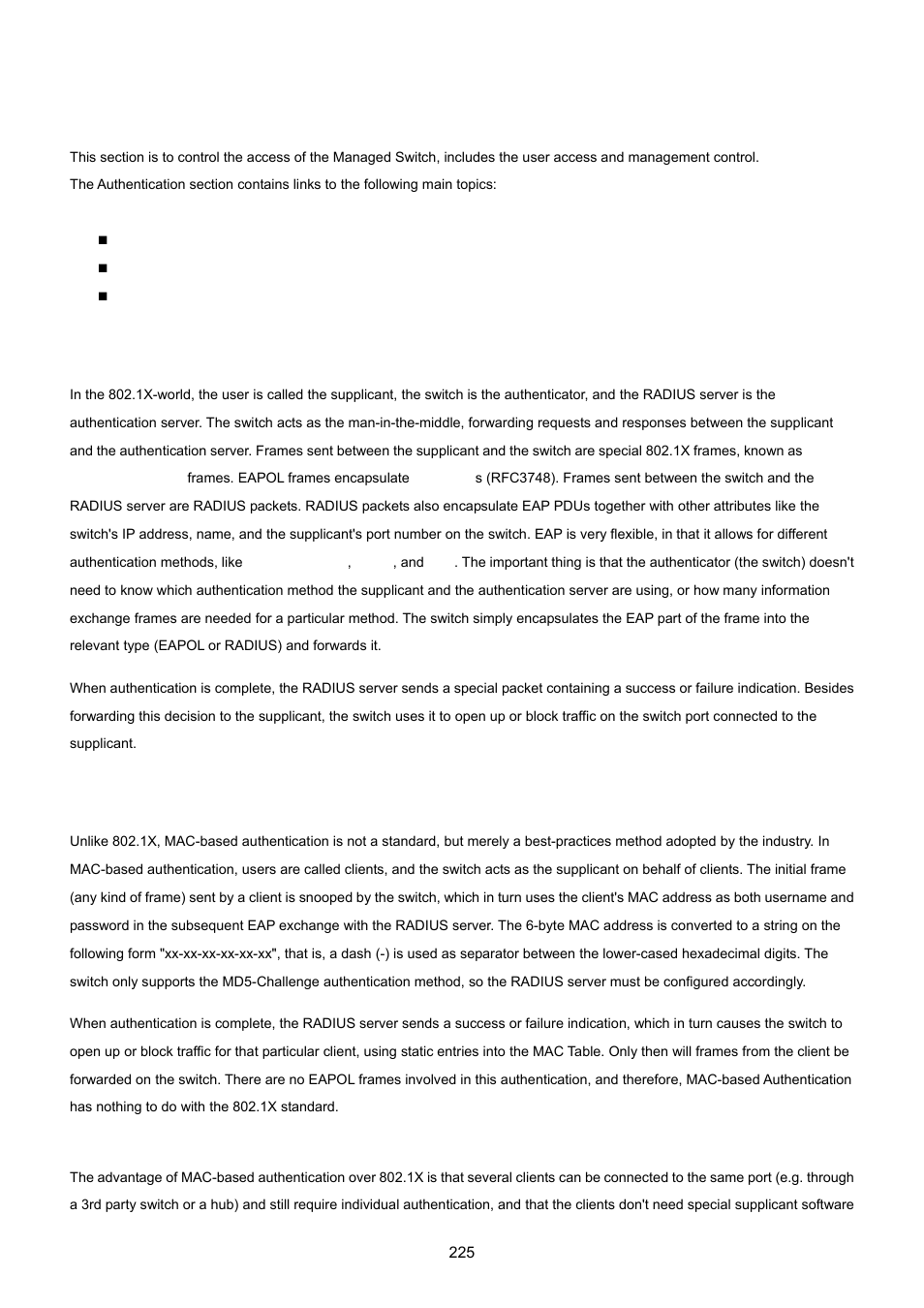 11 authentication | PLANET WGSW-20160HP User Manual | Page 225 / 555
