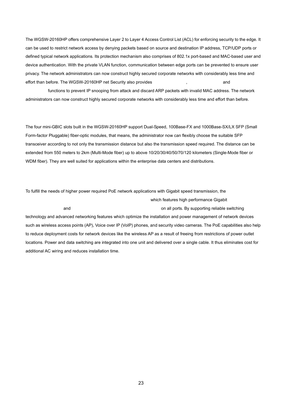 PLANET WGSW-20160HP User Manual | Page 23 / 555