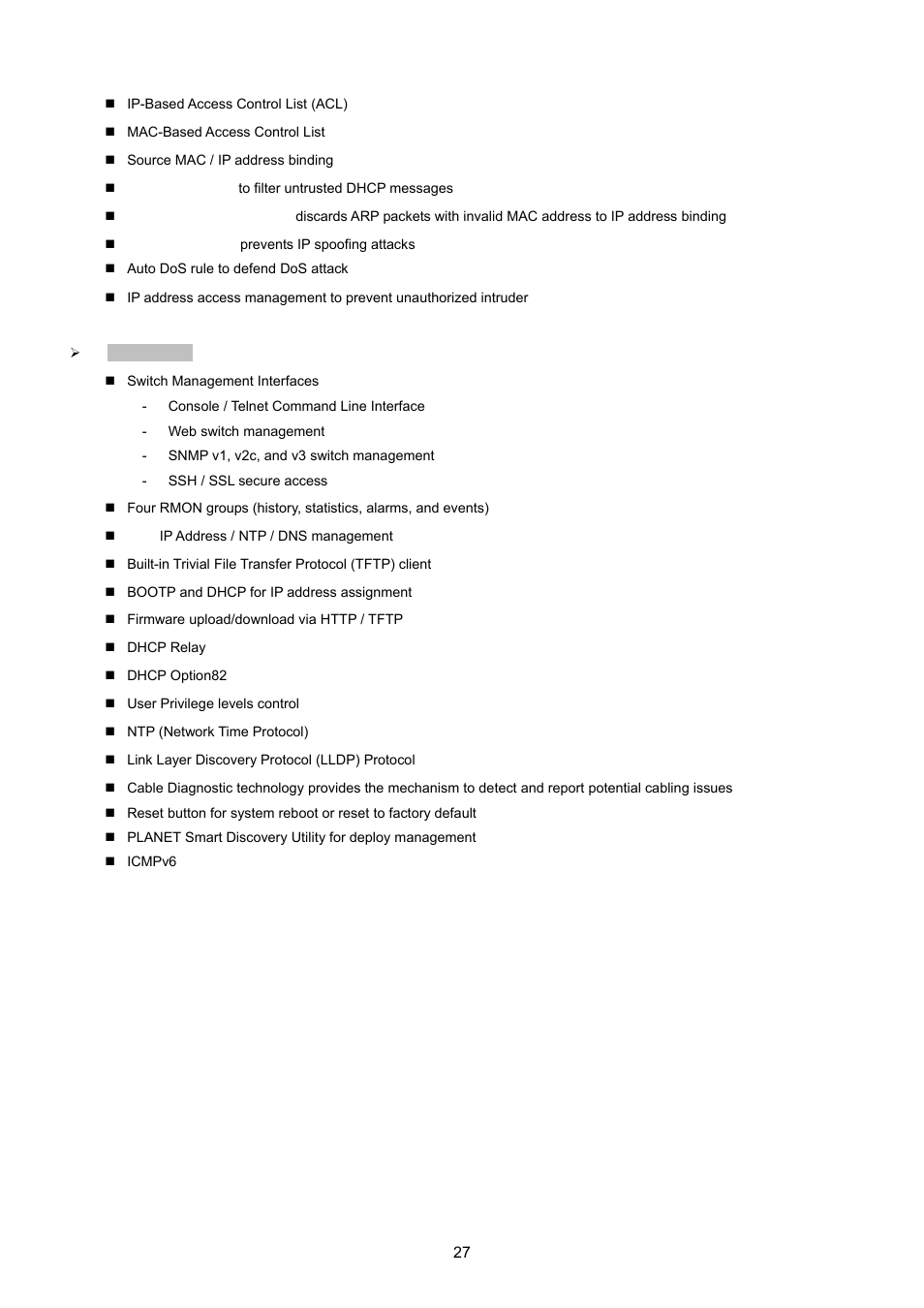 PLANET WGSW-20160HP User Manual | Page 27 / 555