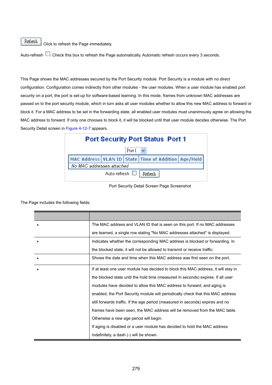 7 port security detail | PLANET WGSW-20160HP User Manual | Page 279 / 555