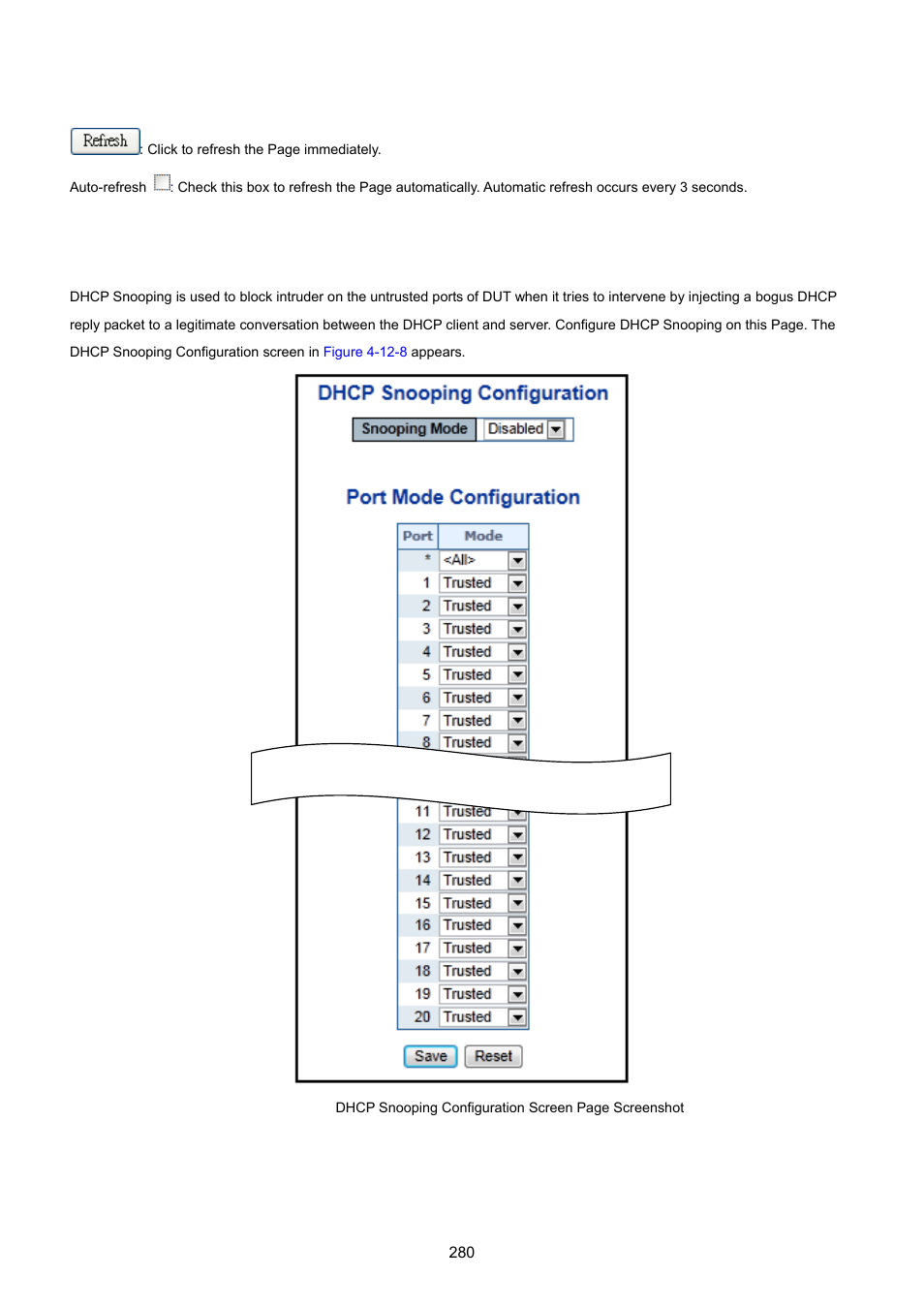 8 dhcp snooping | PLANET WGSW-20160HP User Manual | Page 280 / 555