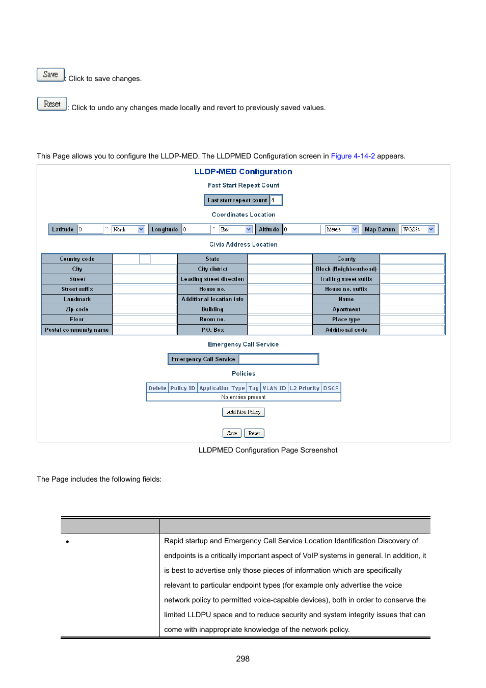 3 lldp med configuration | PLANET WGSW-20160HP User Manual | Page 298 / 555
