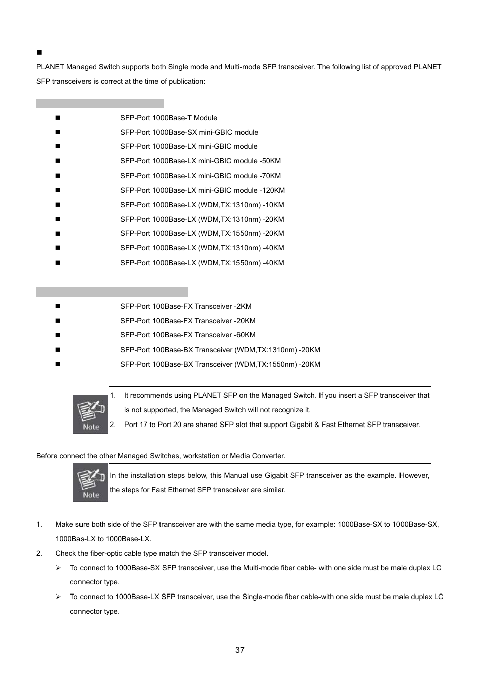 PLANET WGSW-20160HP User Manual | Page 37 / 555
