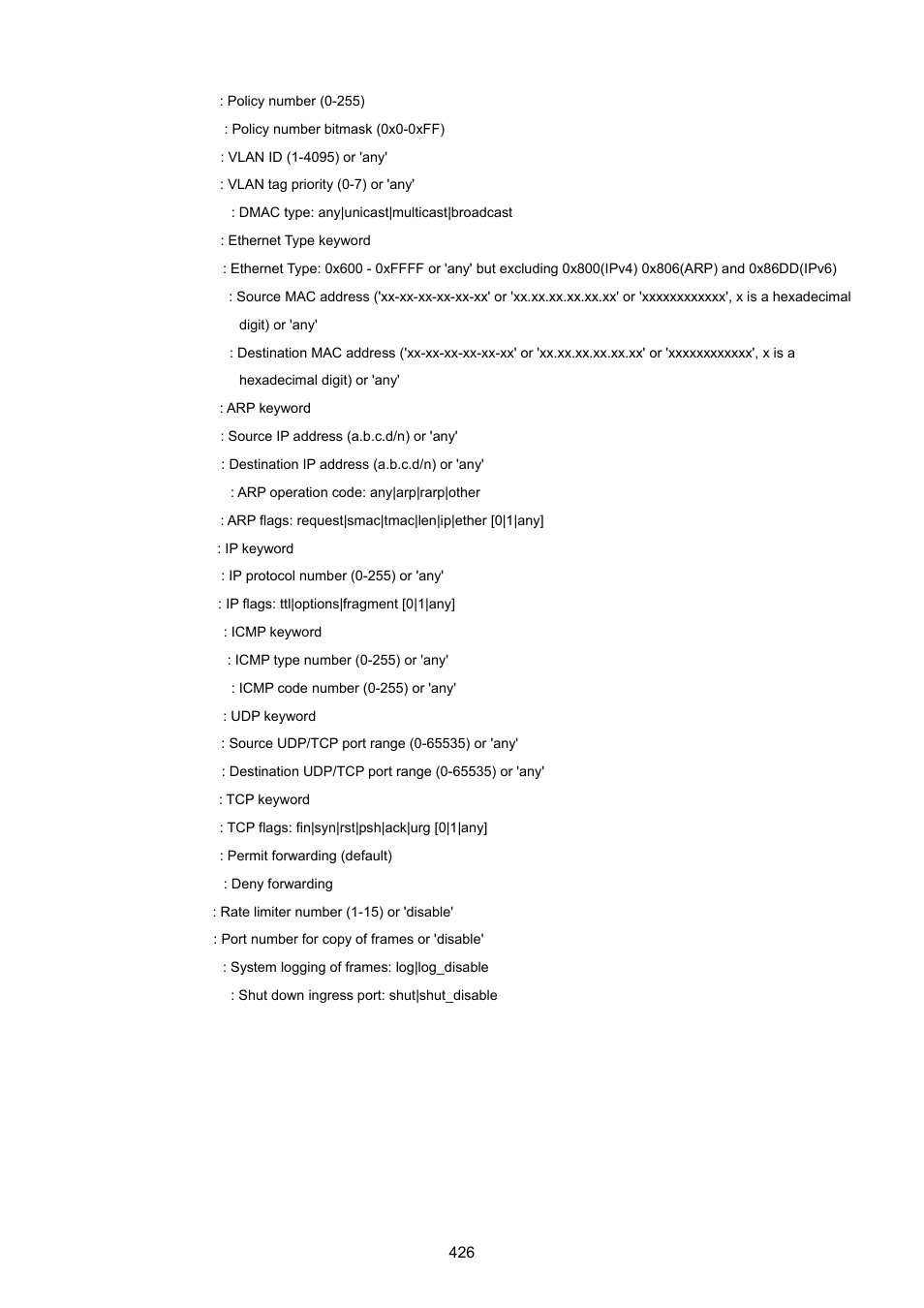 PLANET WGSW-20160HP User Manual | Page 426 / 555