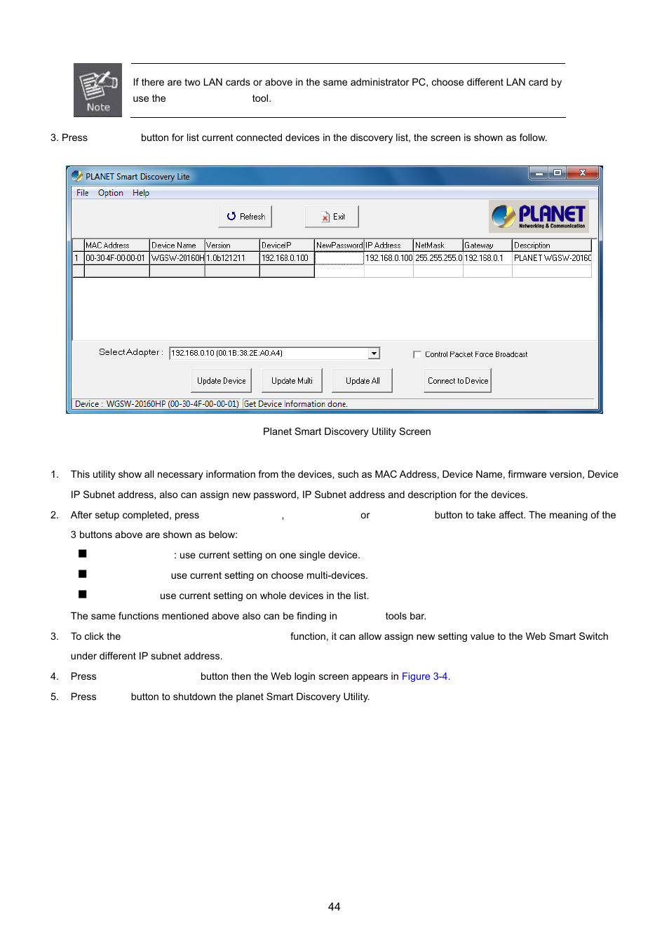 PLANET WGSW-20160HP User Manual | Page 44 / 555