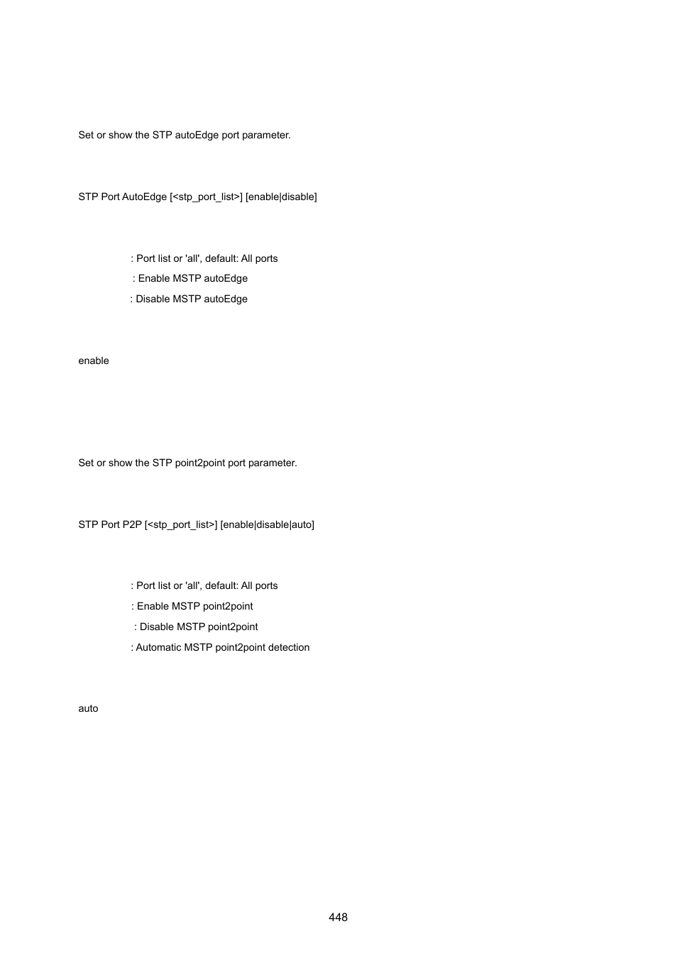 Stp port autoedge, Stp port p2p | PLANET WGSW-20160HP User Manual | Page 448 / 555