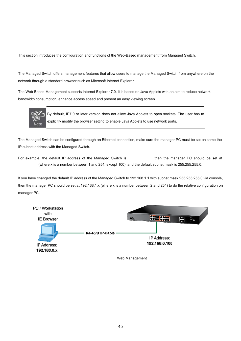Web configuration | PLANET WGSW-20160HP User Manual | Page 45 / 555